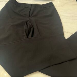 Rafaella Women's Dress Pants Tapered Black Ankle Mid Rise Size 4